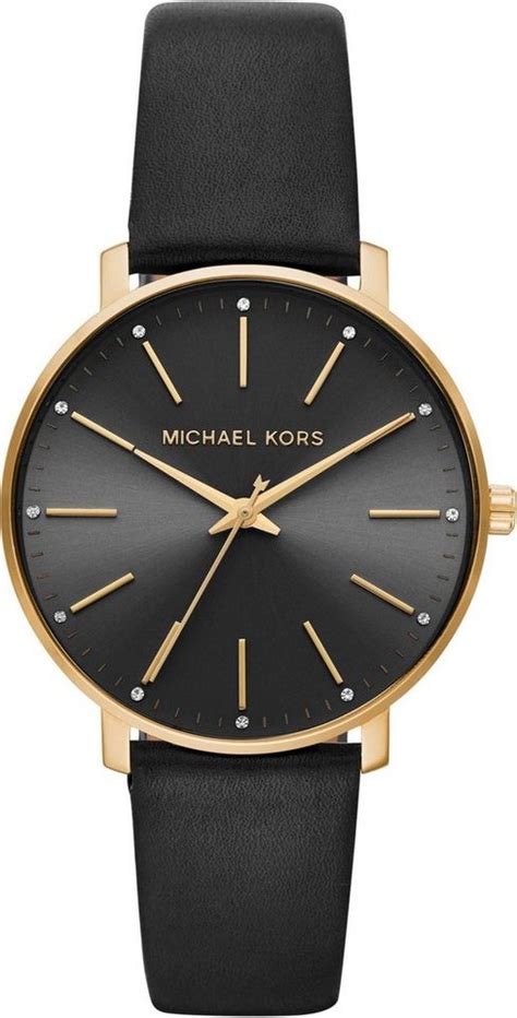 reloj para dama michael kors pyper mk2747 negro|Michael Kors pyper leather.